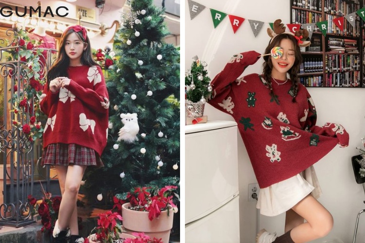 Tips phối màu trang phục đi chơi Noel cực nổi bật